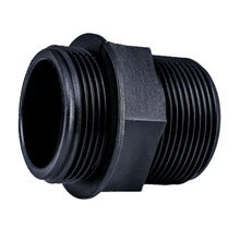 Load image into Gallery viewer, Connector Threaded 1.5" / 1.5" BSP Black

