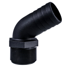 Load image into Gallery viewer, Hose Barb 1.5" x 1.5” NPS Long Thread 120deg
