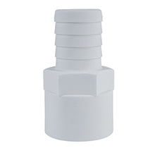Load image into Gallery viewer, Hose Barb 1.25" x 1.25" NPS Female Thread, White
