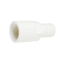 Load image into Gallery viewer, Hose Barb .875" x .75" NPS Female Thread, White
