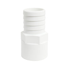 Load image into Gallery viewer, Hose Barb Unequal 1.5" x 1.25" NPS Female Thread, White
