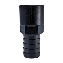 Load image into Gallery viewer, Quality Hose Barb Unequal 1.125" x 1" NPS Female Thread, Black
