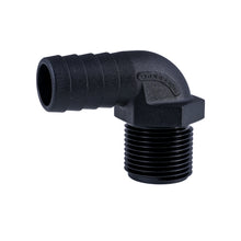 Load image into Gallery viewer, Hose Barb 90 Deg, 0.75"/0.75", NPS, Compact
