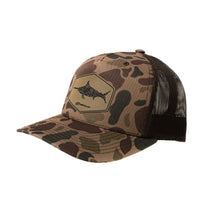Load image into Gallery viewer, Richardson Duck Camo Leather Patch Hat

