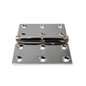 Friction Hinge 3" x 3.5", Top Mount, 6 Hole