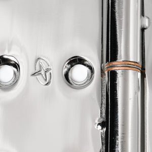Friction Hinge 3" x 3.5", Top Mount, 6 Hole