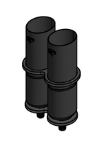 Load image into Gallery viewer, Carbon Fiber Tuna Tube with Brackets
