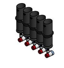 Load image into Gallery viewer, Carbon Fiber Tuna Tube with Brackets
