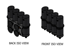 Load image into Gallery viewer, Carbon Fiber Tuna Tube with Brackets
