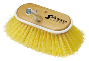 Shurhold 6" Deck Brush MEDIUM yellow polystyrene