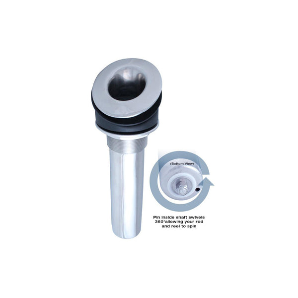 ace hardware fishing rod holders Surface Mount Wire Holder 5/8 inside diameter with a flared opening to make it easy to insert a rod in the holder E-Hub Rod Holder