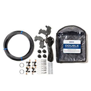 Outrigger Rigging Kit - 100' 400lb Black Mono Line With Clips & Crimps