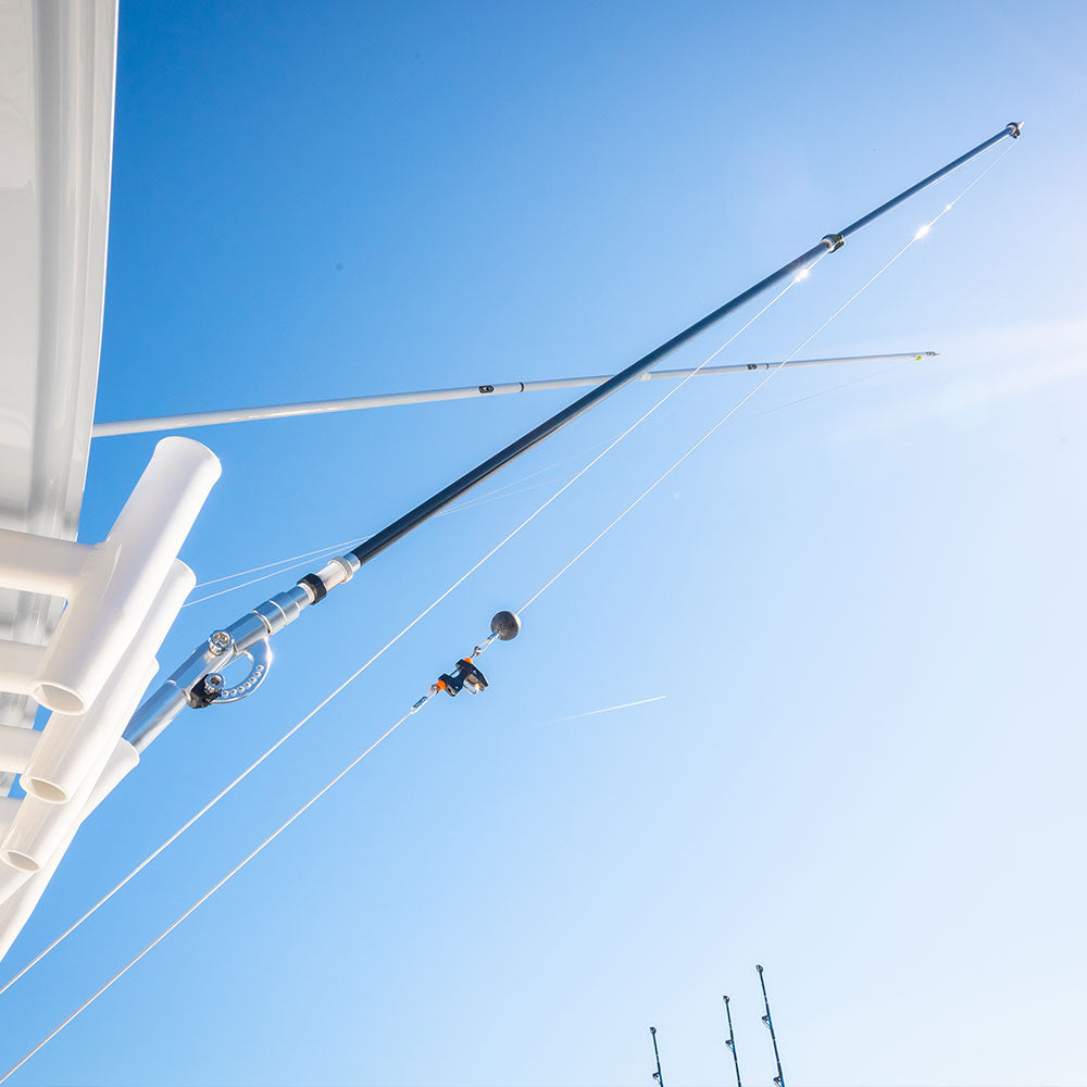 Rod Rigger Fishing 12' Bluewater Collapsible Rod Holder Center Rigger | Fishing Rod Holders
