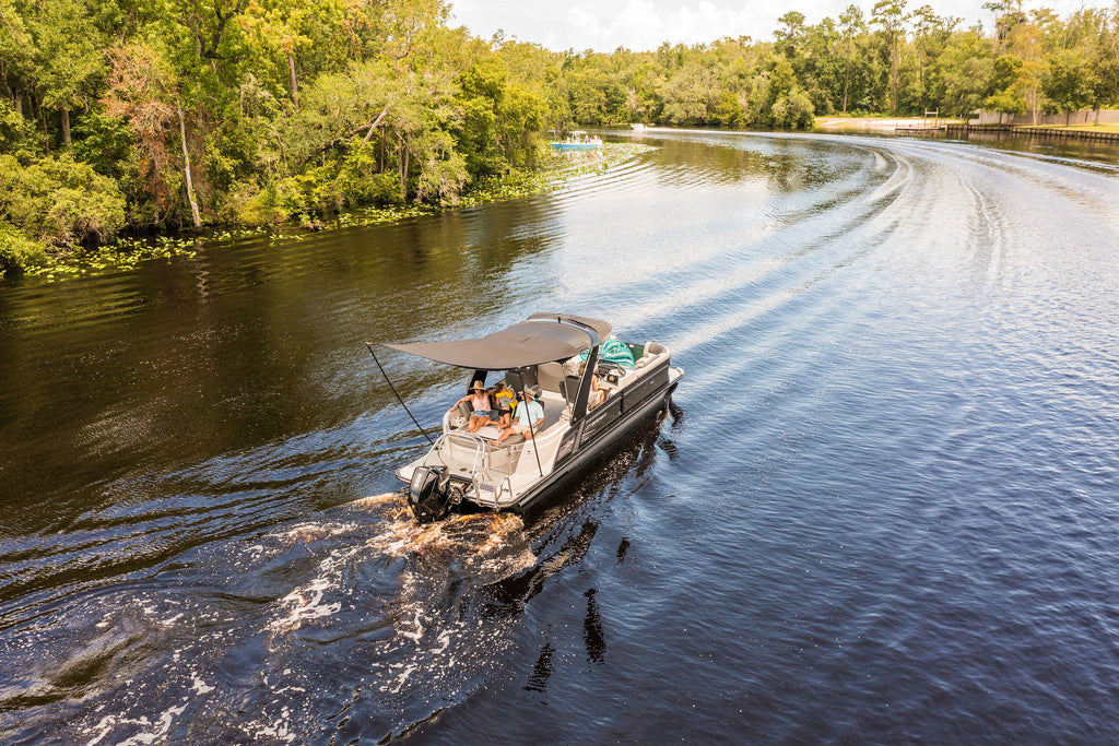 Pontoon Boat Sun Shade System