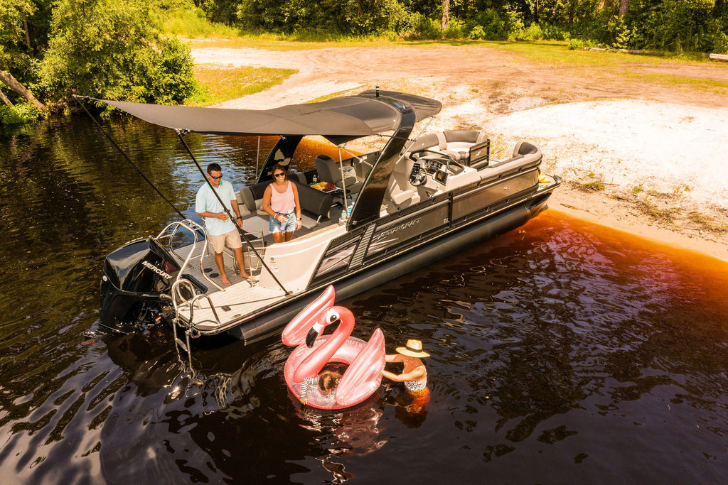 Pontoon Boat Sun Shade System