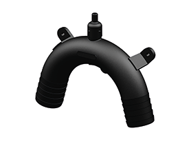 Vented Loop 19mm (0.75") Black