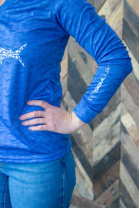 Women's Shirt with UV Protection, Swordfish, Long Sleeve